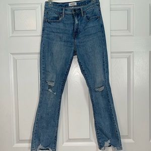 Pistola High Waisted Lightly Distressed Jeans